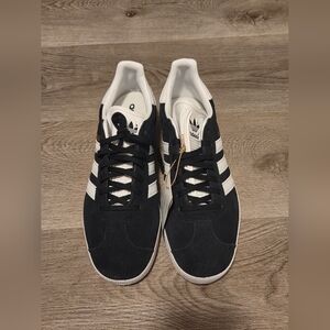 adidas Gazelle Black and White Men's Shoes